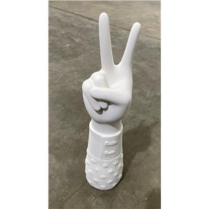 Johnathan Adler - Peace Hand 
(With an acrylic stand)